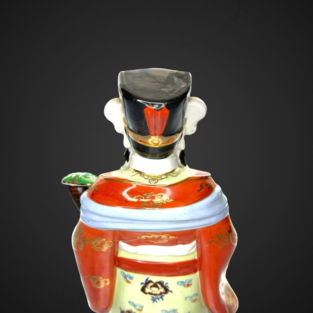 Chińska ceramiczna figurka LuXing Bóg kariery B41/40911
