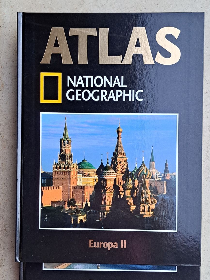 Livros ATLAS - National Geographic LOTE 5 livros 10€