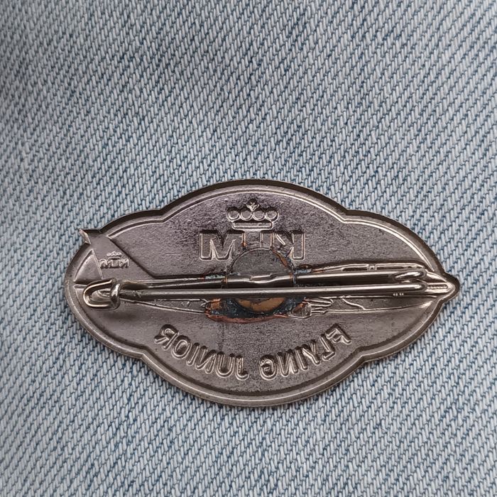 Klm flying junior crachá companhia aérea