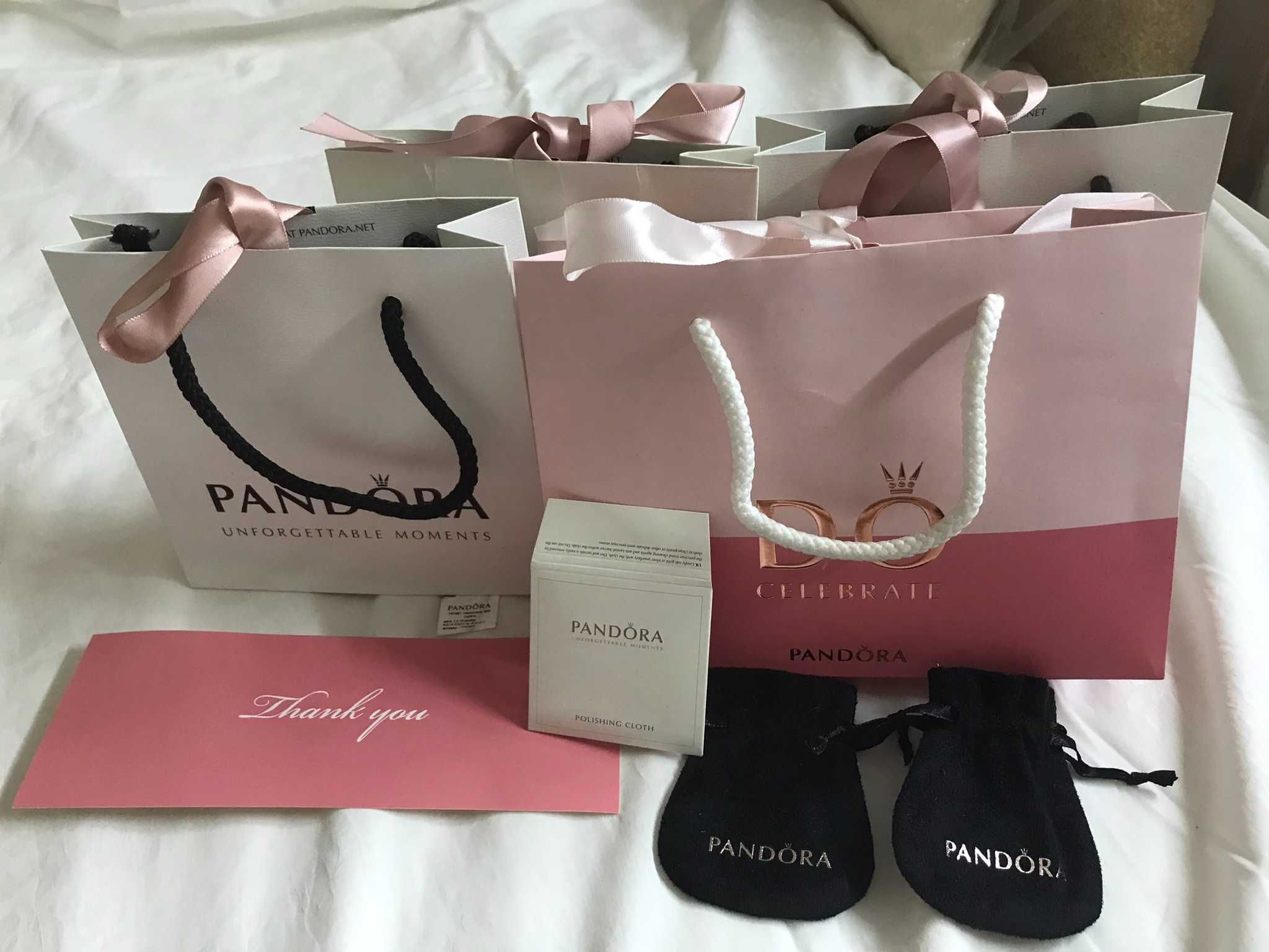 Упаковка Pandora Brocard!Пакет подарочный Бренд мешочек салфетка МНОГО