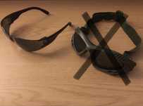 Oculos p/ prática de Airsoft/Tiro Desportivo