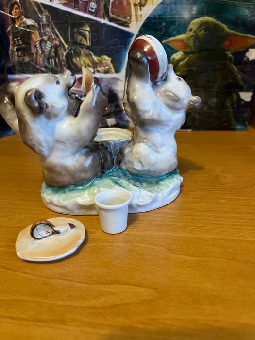 Фарфорова чорнильниця Ведмеді