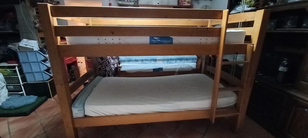 Beliche pinho mel com colchões