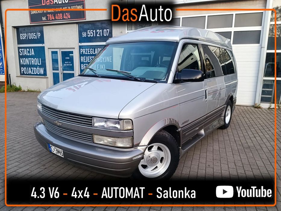 Chevrolet Astro Salonka - 4.3 V6 - LPG - 4x4 - z Japoni - przebieg w km - FILM