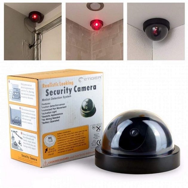 Муляж камери відеоспостереження з підсвічуванням Security Camera