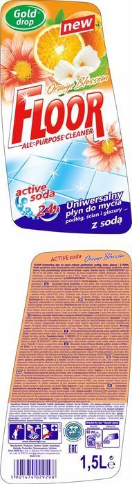 Płyn uniwersalny do mycia podłóg, ścian i glazur Orange Blossom 1,5 L