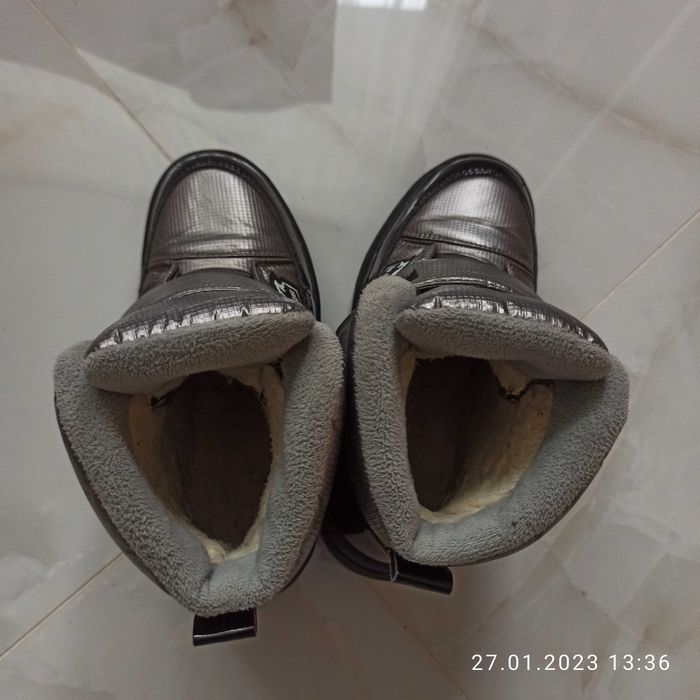 Зимние теплющие не промокаемые ботинки для девочки