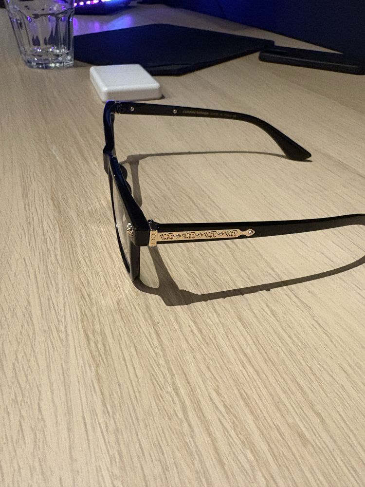 Okulary chrome hearts czarne