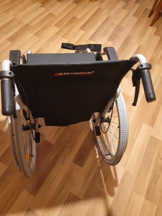 Nowy Wózek inwalidzki ARmedical pompka pasy inwalida niepelnosprawnych