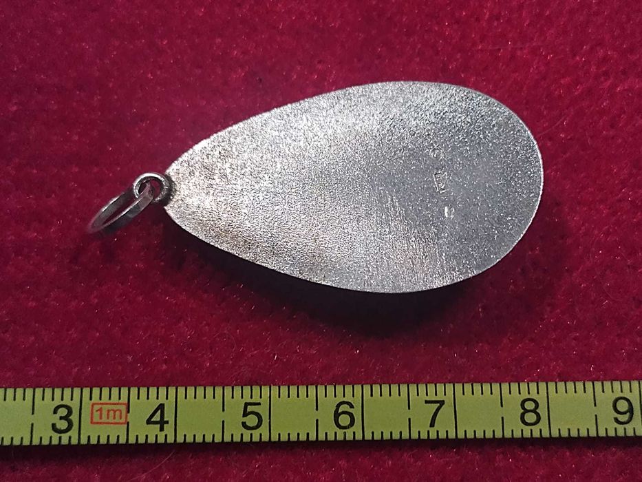 Srebrna duża zawieszka