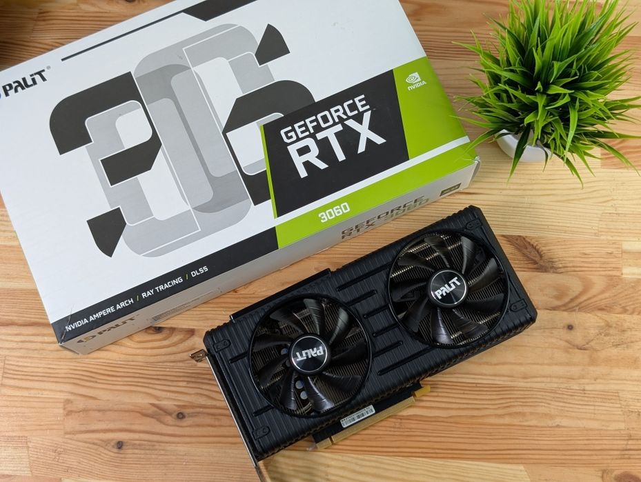 Відеокарта PALIT DUAL RTX 3060 12GB (GDDR6) Гарантія