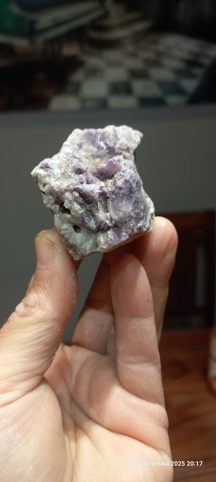 Minerały skamieniałości kwarc fluoryt