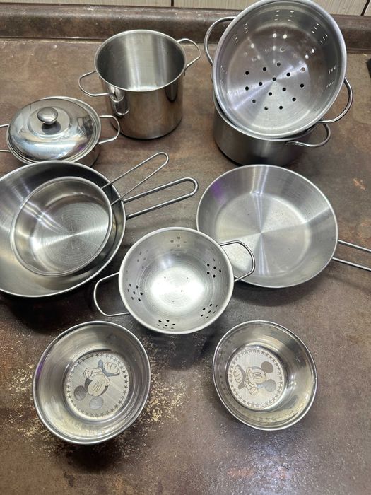 Набір дитячого нержавіючого посуду ikea disney