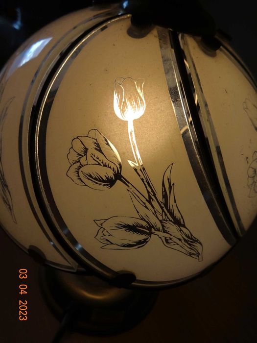 lampka nocna klosz szklany