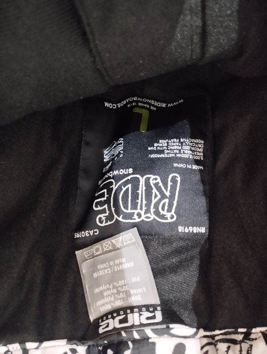 Spodnie snowboardowe Ride rozm L