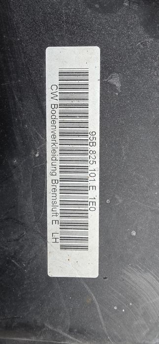 Spoiler nadkola Macan 95B 825 101