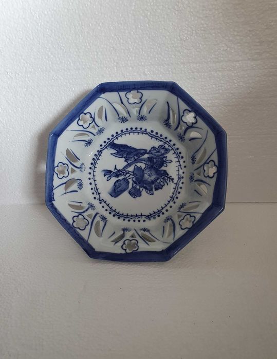 Taça Oriental em porcelana azul - China - vintage