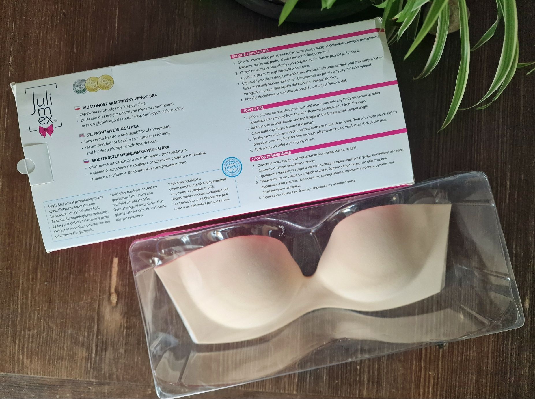 NOWY Biustonosz samonośny / bardotka samonośna Julimex Wings Bra - roz