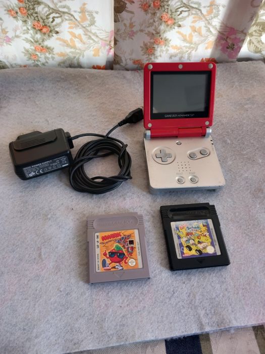 Gameboy advance sp edição Mário com jogos
