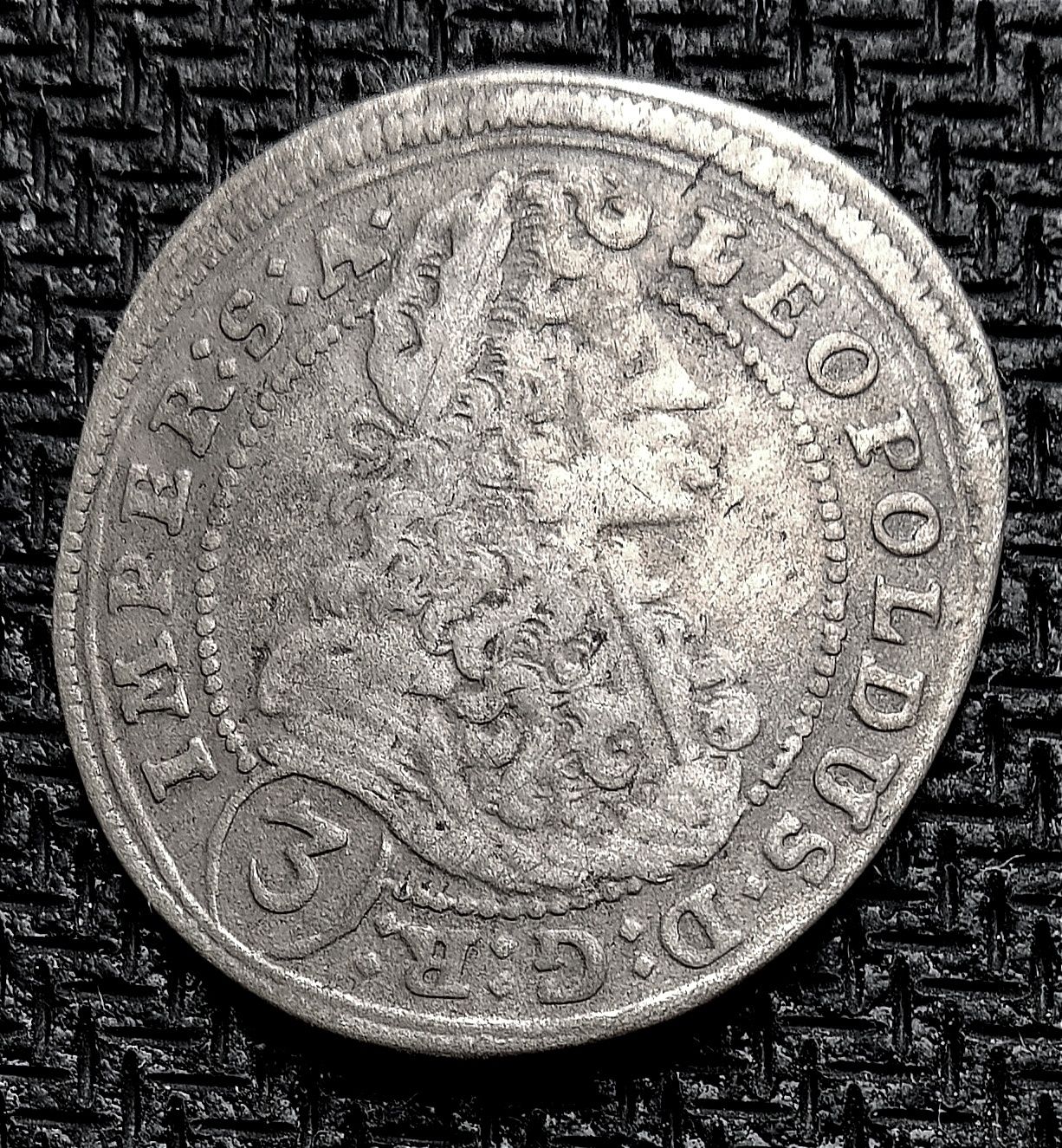 3 Krajcary 1701 Leopold I  GE Praga