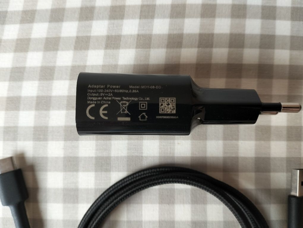 Carregador Rápido 2A e cabo USB C Braided Xiaomi