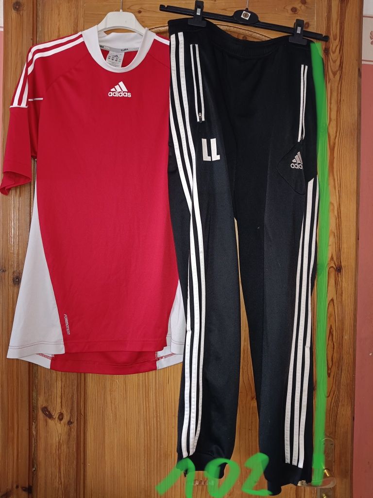 Zestaw - spodnie i koszulka Adidas M/L