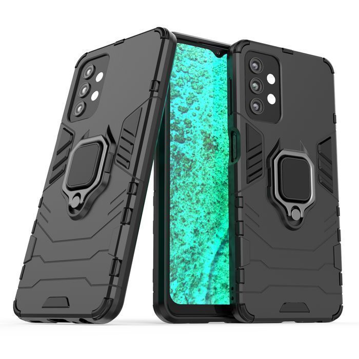 Etui Hybrydowe Ring Armor do Samsung Galaxy A32 5G, Czarny