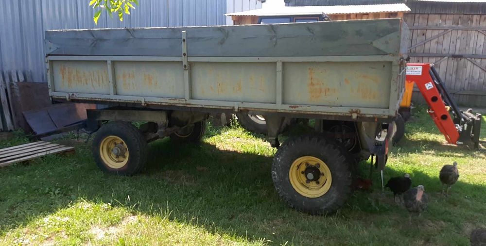 Sprzedam lub Zamienię przyczepa d46 szeroką sztywna d47 d35