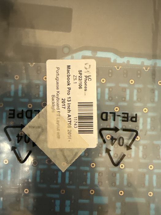 Teclado Macbook pro 13 inch A1708