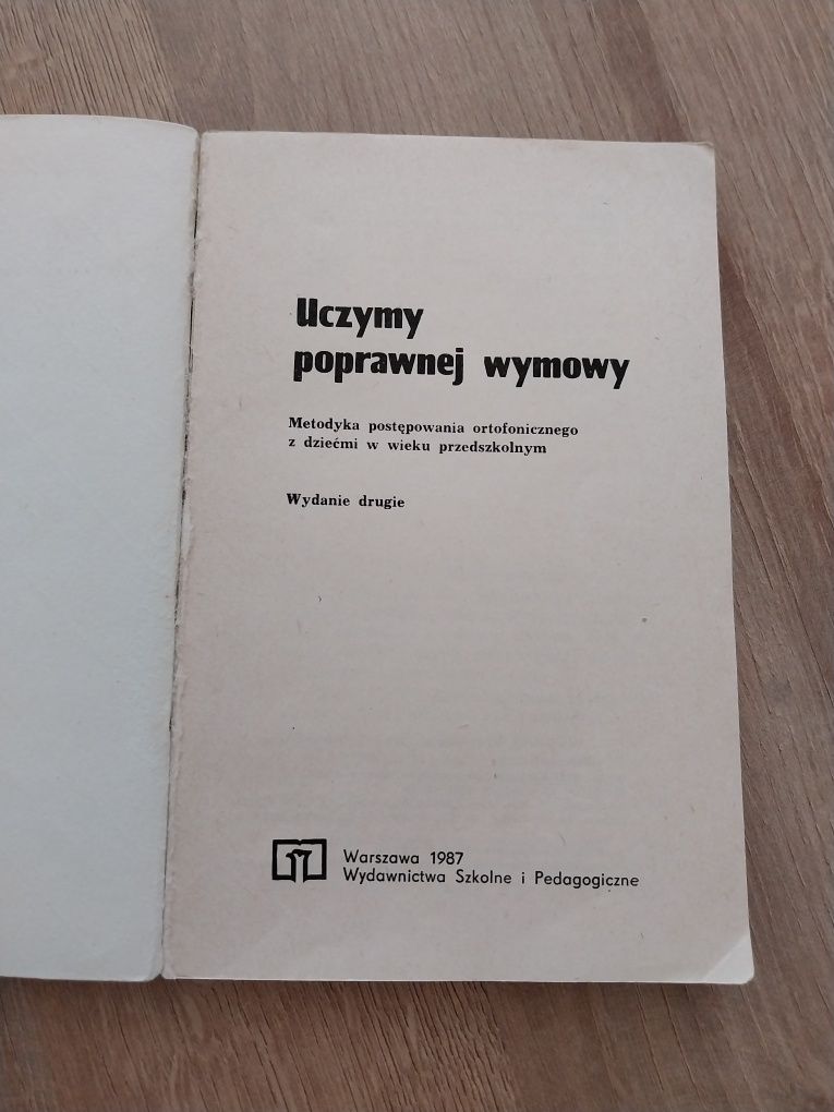 E. Sachajska, Uczymy poprawnej wymowy