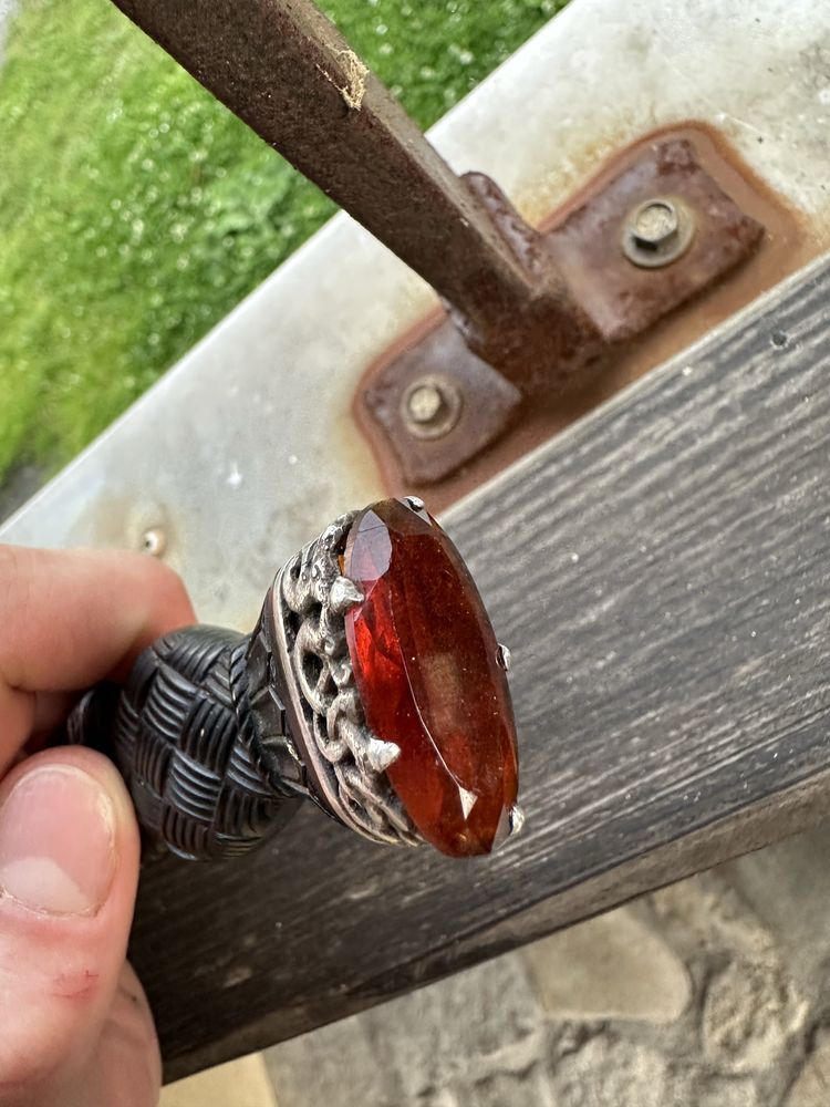 Nóż Szkocki Sgian Dubh - srebro sterling, Robert Allison, Glasgow 1908