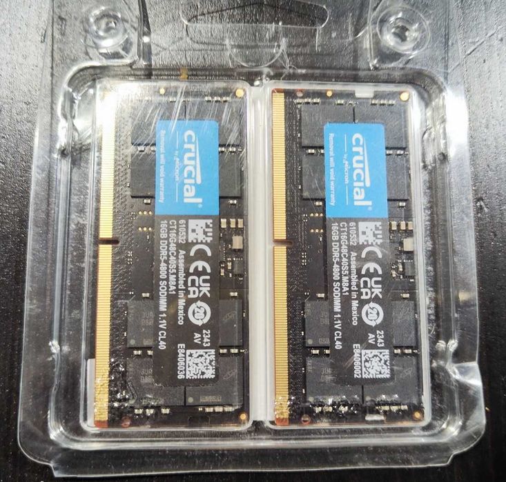 RAM Crucial 32GB DDR5 Sodimm
