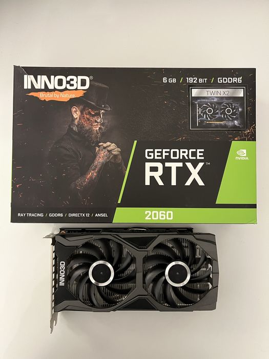 NVIDIA Geforce RTX 2060 Twin X2 – 6 GB GDDR6 - 2 szt.