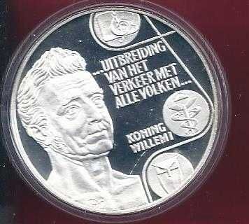 Proof  Holanda 25 ecu prata Proof 1992