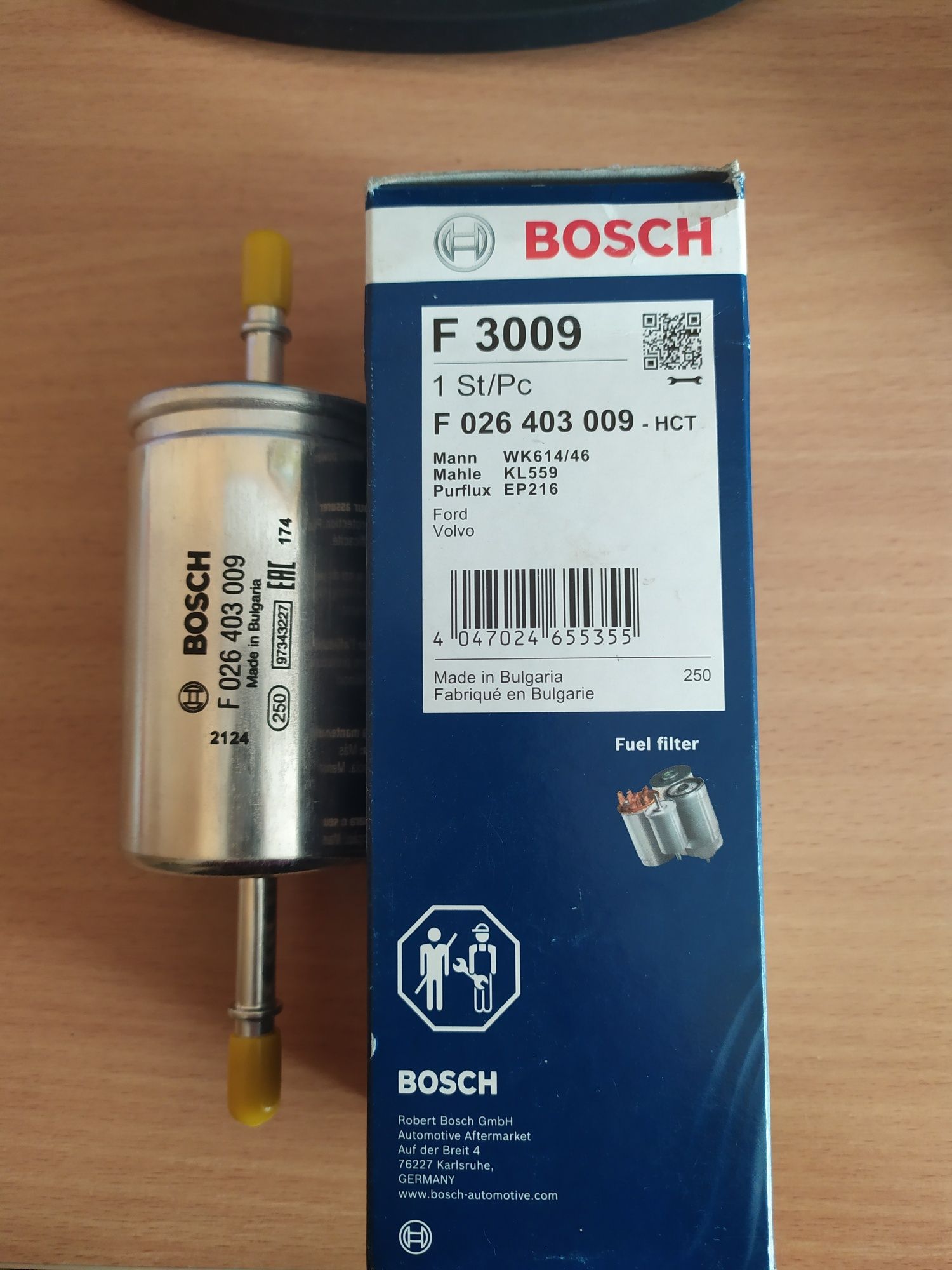 Топливный фильтр Бош BOSCH F 026 403 009 (F3009)