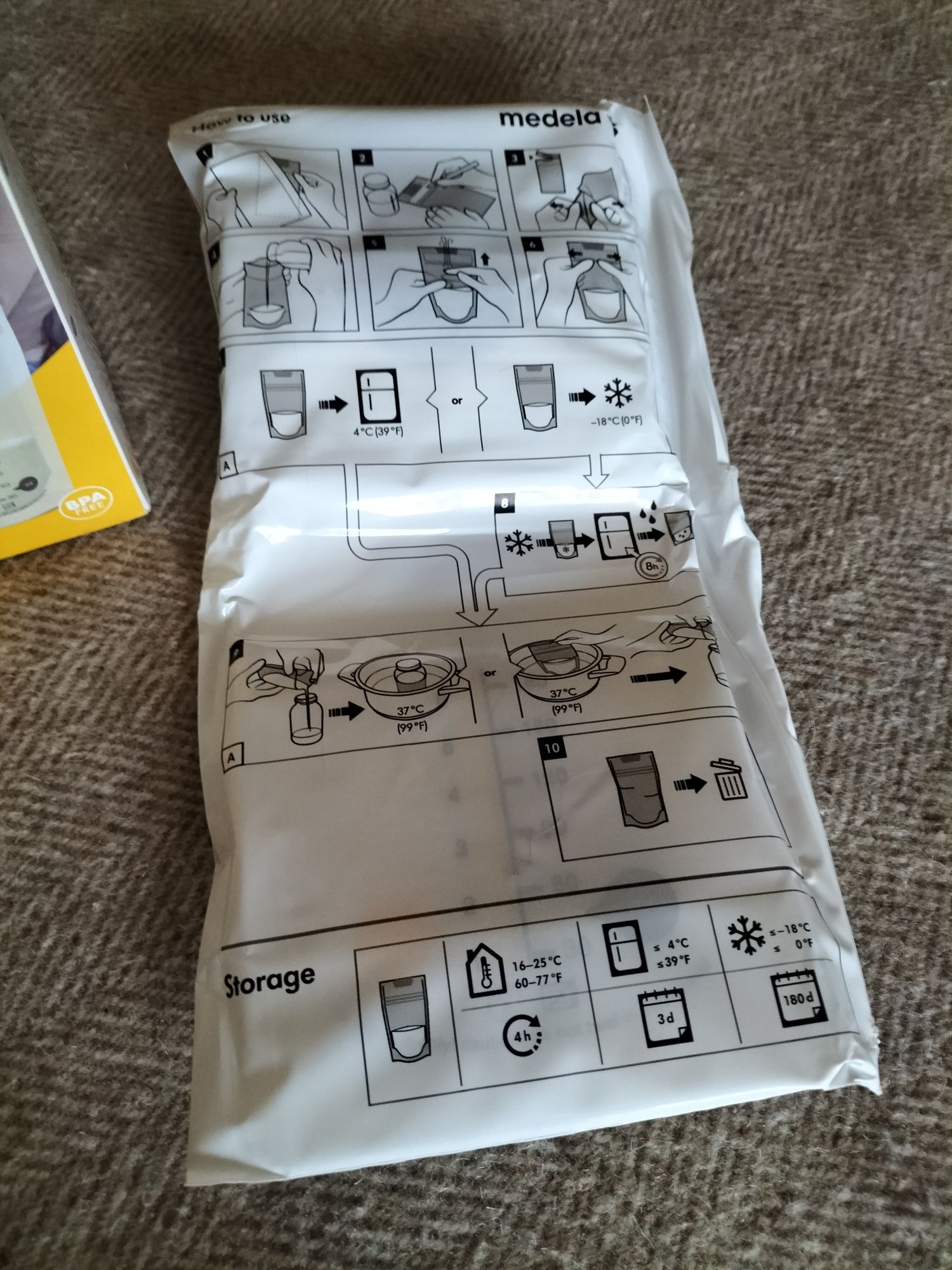 Sacos de armazenamento de leite materno Medela