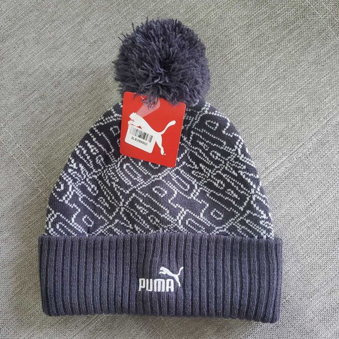 шапка оригінал Puma ESS Pom Beanie Оригінал