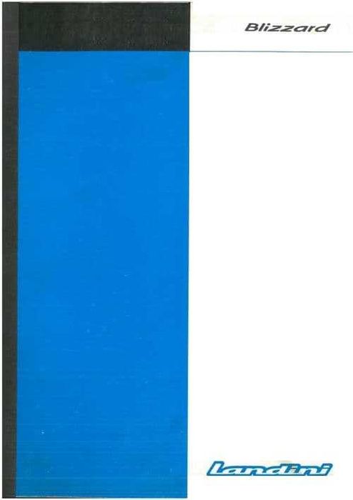 Landini Blizzard Instrukcja obsługi DTR ciągnik traktor