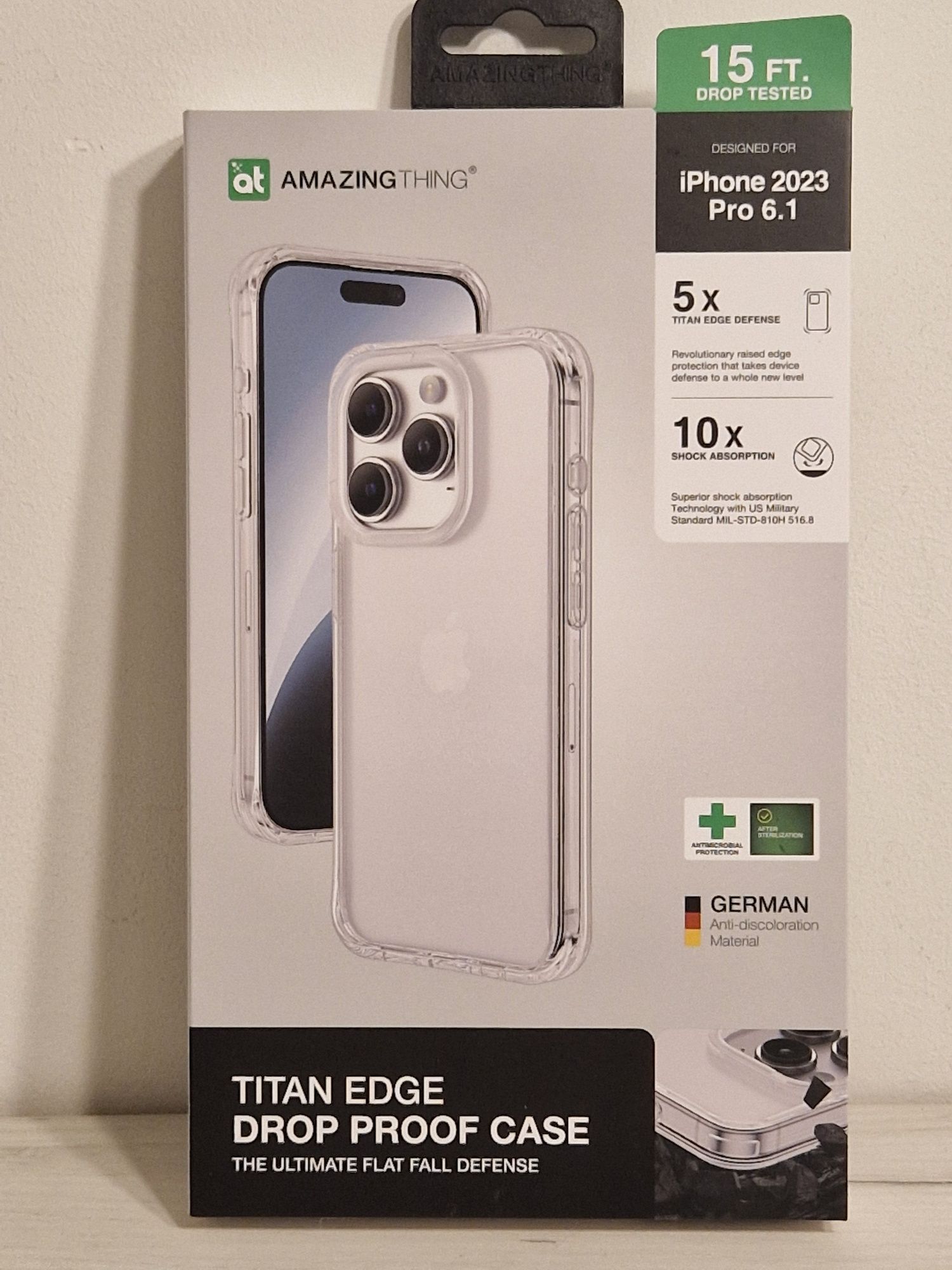 Amazing Thing Etui Titan Edge Case 15FT IP156.1PTECL do Iphone 15 Pro