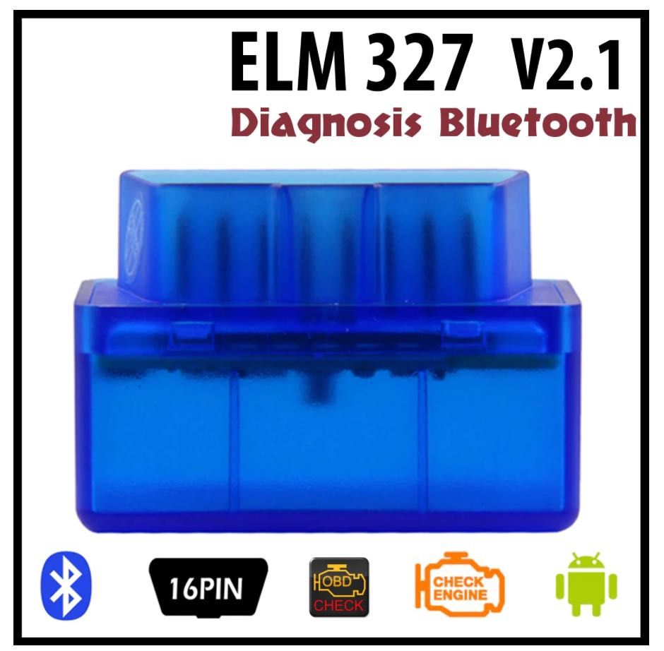 Scanner diagnóstico automóvel OBD | ELM 327 MINI | Android | Bluetooth