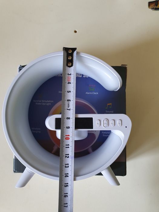 Budzik radio bluetooth głośnik