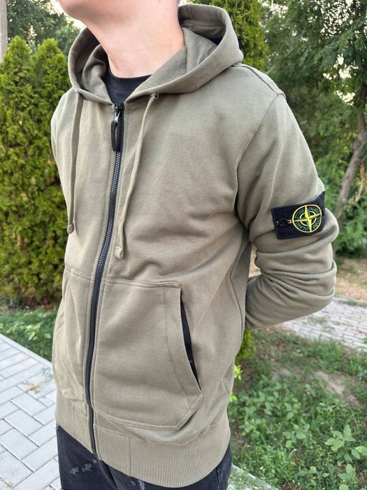 Хакі худі Stone Island чоловіча, нова з бірками