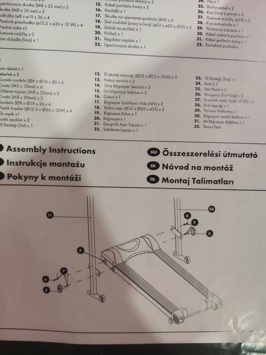 Bieżnia treningowa składana trening mechaniczna magnetyczna