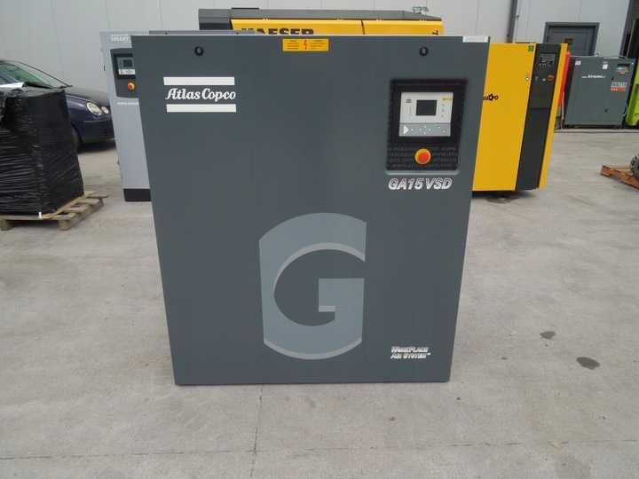 Sprężarka śrubowa ATLAS COPCO GA15VSD 15Kw 2012r