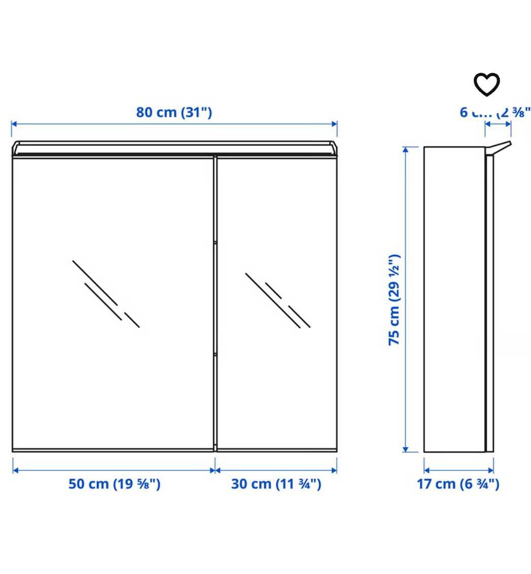 Armario para casa de banho IKEA