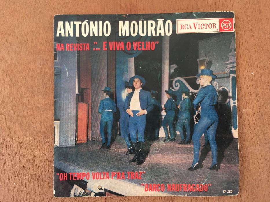 Vinil singel - António Mourão - Na revista