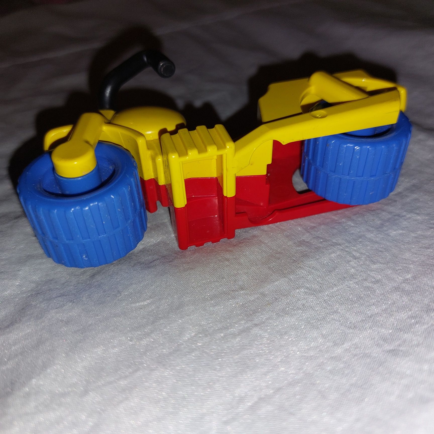 Klocki Lego Duplo motocykl żółto czerwony unikat