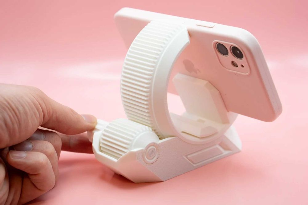 Suporte / Dock para Telemóvel com Engrenagem