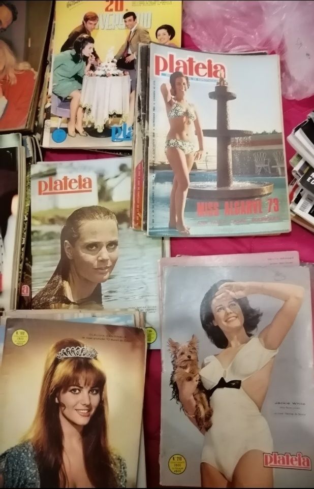 Revistas várias. Tenho mais