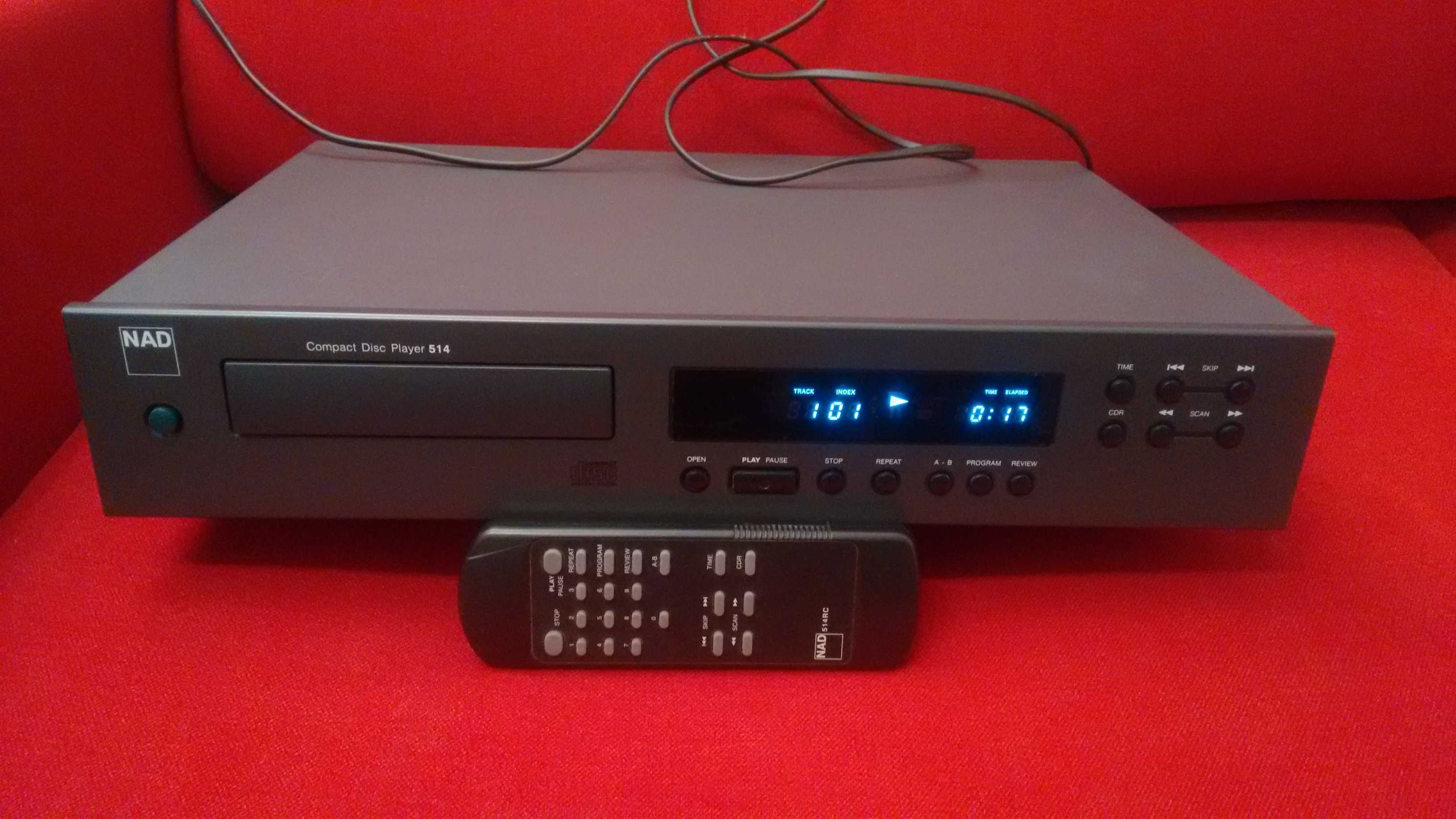 Odtwarzacz cd NAD 514 z oryginalnym pilotem